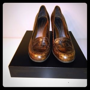 Brown Nine West heels